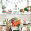Peter Happy Birthday Banner Pennant - Rabbit Birthday Decorations - Peter Party Supplies - Blue