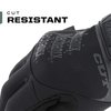 Mechanix Wear: Tactical Specialty Pursuit D5 Cut Resistant Covert Work Gloves (Medium, All Black)