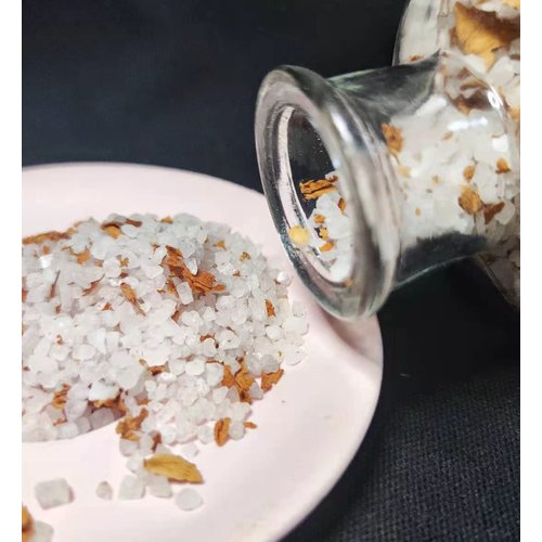 Bath Salt,Himalayan Chamomile Flower Dead Sea Salt,Chamomile and Bergamot Essential Oil,Cleanse,Revitalize,Relaxing,Stress Relief,and Soothes Skin,Best for Good Sleep(260g 9.17oz)