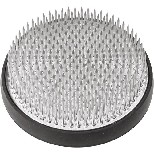 Flower Frog Stainless Steel Japanese Ikebana Pin Frog Floral Arrangement Holder Kenzan Flower Vase Round Metal Flower Arranger Tool (3.2inch / 80mm)