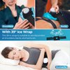 Ice Pack for Injuries Reusable: Ohuhu 3 Packs Ice Cold Packs with 2 Wrap Ice Bag Hot Water Hot & Cold Therapy Pain Relief for Knee Leg Injury No-Leak Waterproof Ice Bags 3 Sizes 6"/9"/11", Light Blue