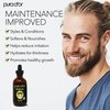 PURA D'OR Organic Beard Oil (4oz / 118mL) 100% Pure- USDA Certified- Natural Leave-In Conditioner, Argan & Jojoba Oil- Mustache Care & Maintenance, Increase Softness & Strength (Packaging may vary)