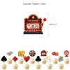 Casino Theme Birthday Party Supplies Las Vegas Theme Party Decorations Kit Poker Happy Birthday Banner Cupcake Toppers Balloons for Boys and Girls