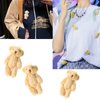 12Pcs Stuffed Plush Mini Teddy Bears, 6cm Joint Stuffed Small Teddy Bears Tiny Bear Stuffed Animal Bulk for Cake Decorations Party Favors Supplies Bag DIY Accessory Christmas Stocking …