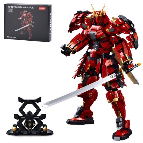 CSNRHG Double Knife Flow Samurai mech Robot Model Building Blocks Toy Set Birthday for Age 8+ Children Adults Teens 923 Pieces