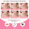 LOKFAR Cream Blush Stick for Cheeks Blush Makeup - 2 in 1 Multi Stick Blush for Cheeks Tint & Eyes & Lips, Cheek Makeup Stick Makeup Blush with Brush, Waterproof Creme Blush (#03 Coral Orange)
