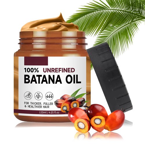 XMXueMei Batana Oil for Hair Growth,120ML Raw Batana Hair Oil,Nourishing Hair Oils for Hair Care,Organic Batana Oil for Men & Women,All Hair Types