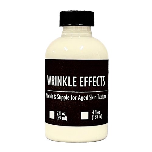 Wrinkle Effects Liquid 4 oz- Age Stipple Latex - Special Effects Makeup Instantly Creates Face Wrinkles and Realistic Old Age Skin Texture - Dries Clear - Theatrical Film Stage