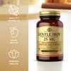 Solgar Gentle Iron (Iron Bisglycinate) 25 mg - 90 Vegetable Capsules - Non-Constipating, Gentle on Your Stomach - Gluten Free - 90 Servings