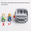 Sparkleiot 11PCS Technical Power Fucntions Pack M Motor AA Battery Box LED Light Link Line Polarity Control Switch Gears Universal Joint Cross Axle for MOC Building Blocks (Set)