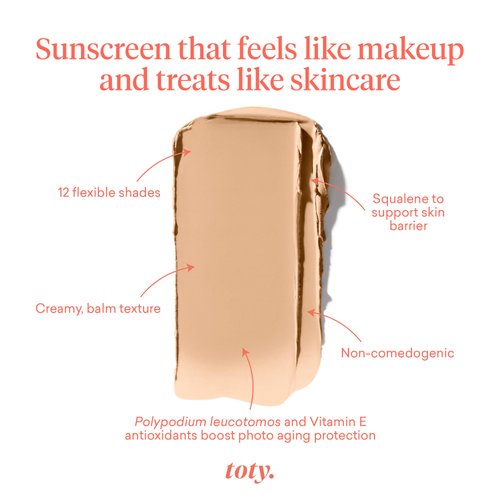 Ilumina CC Creamy Compact SPF 50+ Mineral Broad Spectrum Sunscreen for Face - Tinted Blurring Balm SPF- Matte, Light Coverage - Water & Sweat Resistant - All Skin Types - By Sofia Vergara, 10g 1C