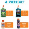 Elmer’s Glue Slime Kit, Dinosaur Night, Makes Color Changing and Glow in the Dark Slime, Includes Liquid Glue and Slime Activator, 4 Count