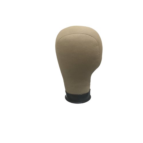 VO Canvas Cork Wig Head Block for Creative Wig Styling Circumference 22" Height 11.5" (22)