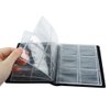 Coin Collection Album 60 Pockets - 4.5x4.5cm/1.8x1.8 inch Coin Holder Book Coin Storage Album Money Penny Pocket for Collectors Black CS0106BK