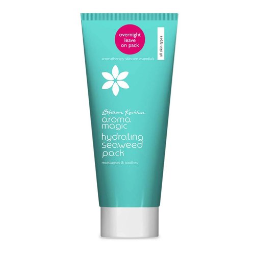 Aroma Magic Hydrating Seaweed Gel Facial Mask | Overnight Face Pack with Aloe Vera | Soothes & Moisturizes Skin | Anti-Aging Mask | for All Skin Types | 3.53 Oz/100g