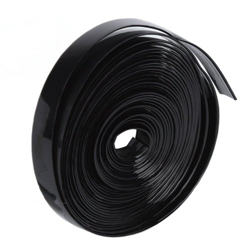 Hair Extensions Tape in Human Hair,9mm Width Hair Extensions Tape Roll,Black Keratin Glue Strip Tape Hair Extensions,Strong Adhesion Long Lasting Hair Wig Tape for Home and Hair salons
