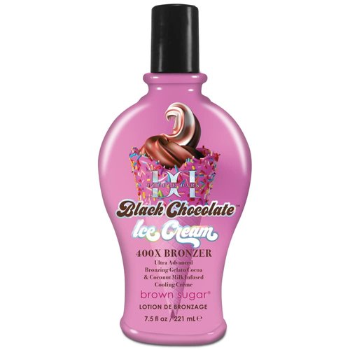 Double Dark Black Chocolate Ice Cream 400X Bronzer 7.5oz