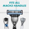 Gillette Mach3 Razor Refills for Men, 3-Bladed Razors for a Smooth Shave, Stronger-Than-Steel Blades, 15 Razor Blade Refills