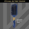 Conair Velvet Touch hair brush - Detangling hair brush - curly hair brush - hair brushes for women - detangler brush - hair brushes for women - Colors at random