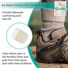 Heel Lifts for Women and Men, Stick-on Heel Pad for Plantar Fasciitis - Heel Spur Inserts for Plantar Fasciitis and Other Heel Pain, Heel Cushions for Shoes, 2.5 x 1/2” - Heel Lifts by Hapad (1 Pair)