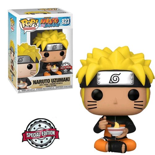 Funko Pop! Animation: Naruto Shippuden - Naruto Uzumaki Eating Ramen/Noodles Figure (BoxLunch Exclusive)