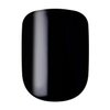 KISS imPRESS No Glue Mani Press On Nails, Color, 'All Black', Black, Short Size, Squoval Shape, Includes 30 Nails, Prep Pad, Instructions Sheet, 1 Manicure Stick, 1 Mini File