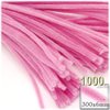 The Crafts Outlet Chenille Stems, Pipe Cleaner, 12-inch (30-cm), 1000-pc, Fuchsia