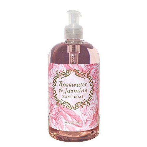 Rosewater & Jasmine Liquid Hand Soap by Greenwich Bay Trading Co. 16 oz by Greenwich Bay Trading Company