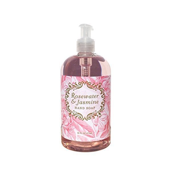 Rosewater & Jasmine Liquid Hand Soap by Greenwich Bay Trading Co. 16 oz by Greenwich Bay Trading Company
