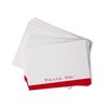Red Striped Formal Thank You Cards - 48 Classic Note Cards with Envelopes - Perfect for Business Professionals & Special Events