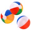 GRNVDWN 3 Packs 24" Inflatable Beach Balls Rainbow Color Pool Ball Pool Toys Pool Balls for Swimming Pool Beach Ball Party Favor Beachball Balloons for Kids&Adults