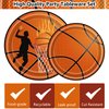 96PCS Basketball Party Supplies, Basketball Plates and Napkins Dinnerware Sets Boys Birthday Party Decorations Basketball Theme Tableware Set Includes Basketball Paper Plates Napkins Forks Serve 24