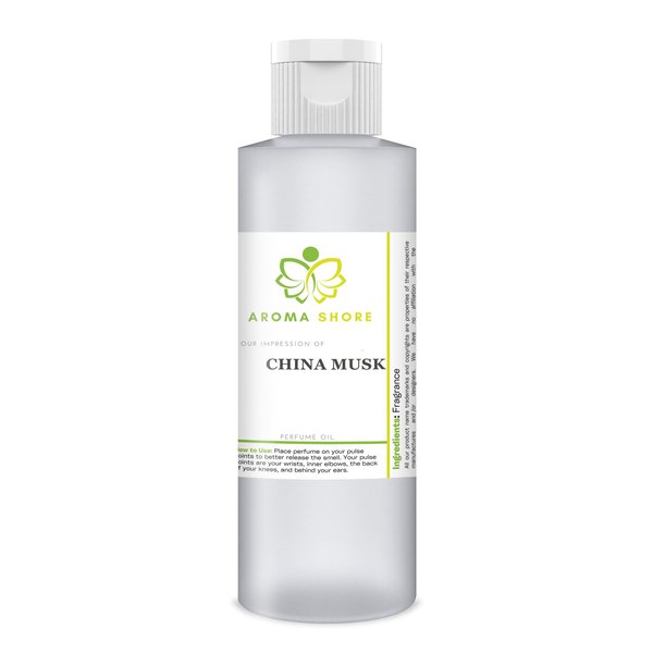 Aroma Shore Perfume Oil - Our Impression Of and compatible with China Musk, 100% Pure Uncut Body Oil Our Interpretation, Perfume Body Oil