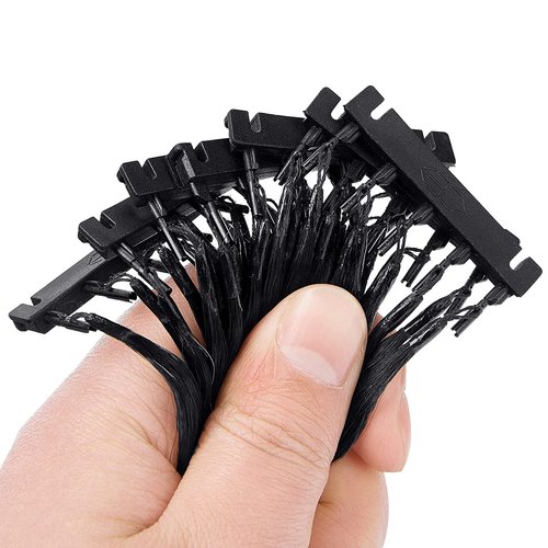 6D Hair Extensions Machine C-shaped Buckle for 2nd Generation, Human Hair No-Trace Hair Extensions Kit Tool (40pcs)…