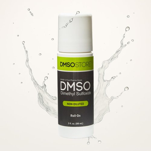 DMSO 3 oz. Roll-on Non-diluted 99.995% Low Odor Pharma Grade Dimethyl Sulfoxide Liquid