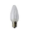 EZLS 5 Pure White C9 Smooth Led Bulb Transparent Lens - Retro Christmas Lights
