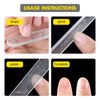 Glass Nail Shiner - 5PC Upgrade Glass Nail File for Natural Nails Nano Nail Buffers Crystal Shine Polisher, Professional Manicure Tools Kit for Acrylic Nail Care