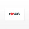 2pcs I Love BWC Temporary Tattoos