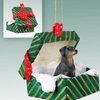 Doberman Pinscher Gift Box Christmas Ornament Red Uncropped - Delightful!
