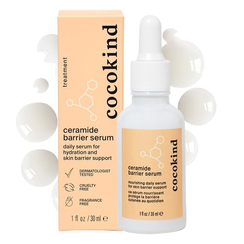 Cocokind Ceramide Barrier Serum, Hydrating Serum to Reduce Dryness, All Skin Types including Sens...
