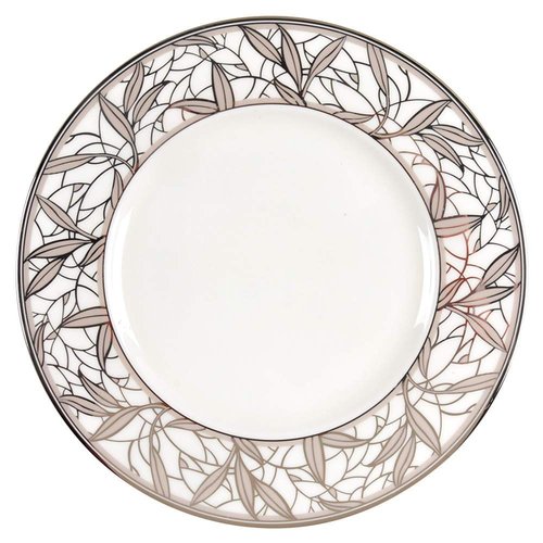 Lenox Federal Platinum Frost Bone China Accent Plate, 9-Inch
