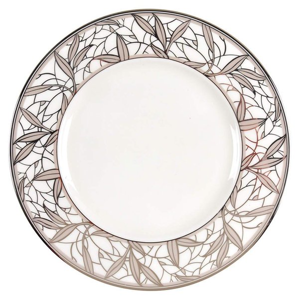 Lenox Federal Platinum Frost Bone China Accent Plate, 9-Inch
