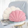 Yi-gog Sea Princess Seashell Decorative Pillow,1 Velvet Throw Pillowcases Sea Ocean Theme Seashell Conch Decorative Pillowslip Home Office Decor Seash