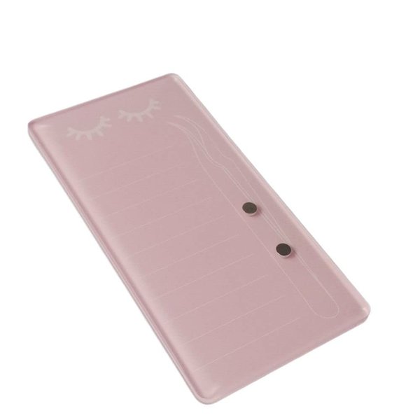 Glue Pallet Acrylic Board for Lashes False Eyelashes Pad Lash Tools Make Private Label Eyelash Holder Eyelash Extension Storage(A)