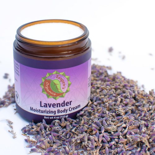 Taspen's Organics Shea, Cocoa & Coconut Oil Infused - Deep Hydration & Nourishment - Lotion for Dry Skin - Long-Lasting Moisturizer for Women & Men- Vegan & Cruelty-Free (4oz Lavender)