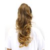 OneDor 20" Curly Synthetic Clip In Claw Drawstring Ponytail Hair Extension Synthetic Hairpiece 190g with a jaw/claw clip (R1416T)