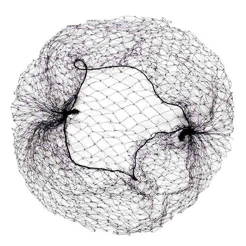 OMORFIEER Hair Nets for Buns Nets for Ballet Girls Hair Net for Wig 20 Pcs 16 inch Black