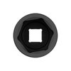 Jetech 3/4" Dr 46mm Impact Socket, Standard Impact Socket with 6-Point Design, Chrome Molybdenum Alloy Steel, Metric