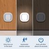 WhitePoplar Motion Sensor Ceiling Light Battery Operated, Wireless Motion Activated LED Light 300LM White Indoor Lights for Closet Cordless Stair Hallway Bedroom Pantry Shed Shower Light