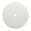 JSP Manufacturing Swimming Pool Skimmer Cover Debris Canister Deck Lid 9 1/8" Inch Skimmer Valve Replacement Lid (White)